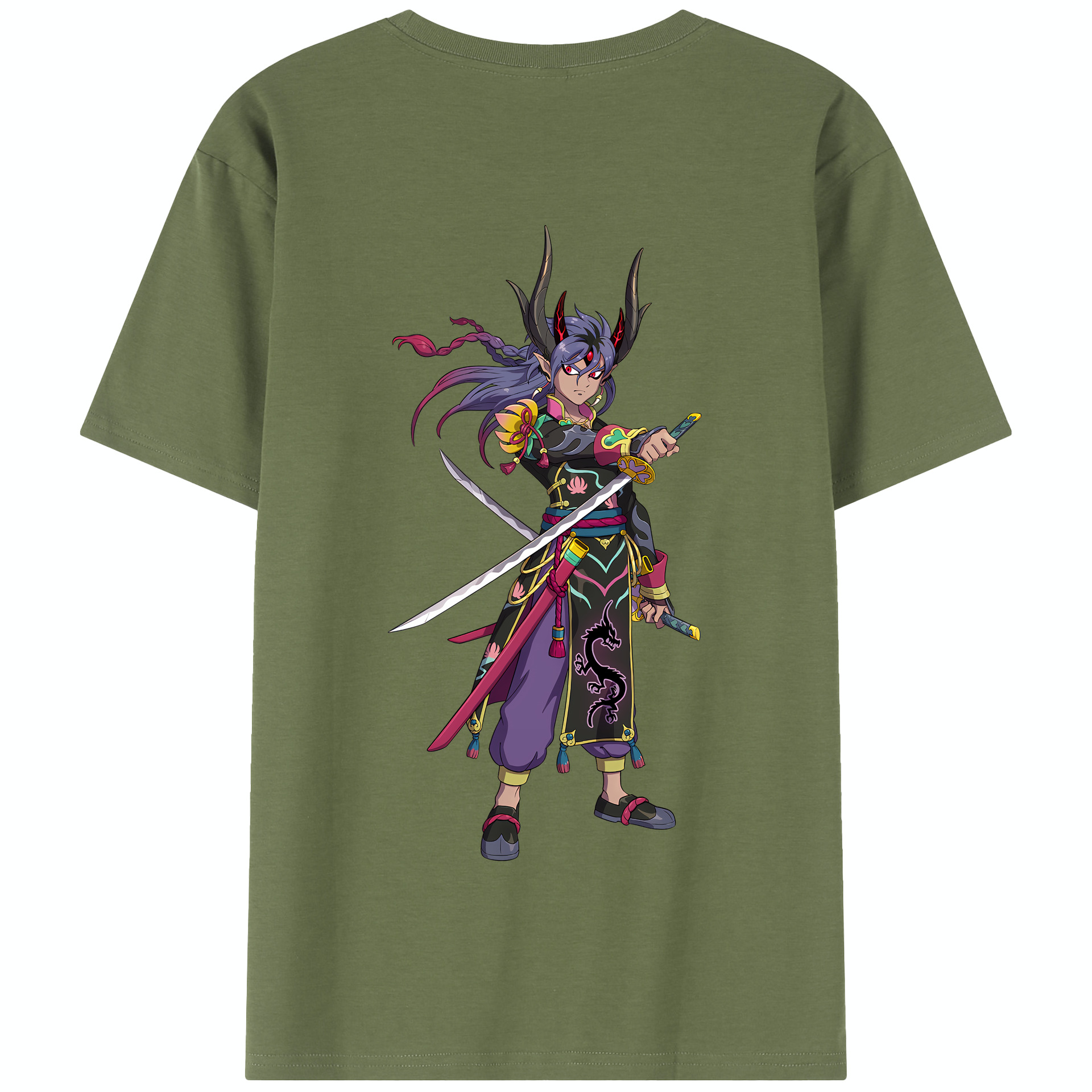 （画像用） 妖怪ウォッチ Yo-kai Watch 綿100％半袖Tシャツ（背面プリント）